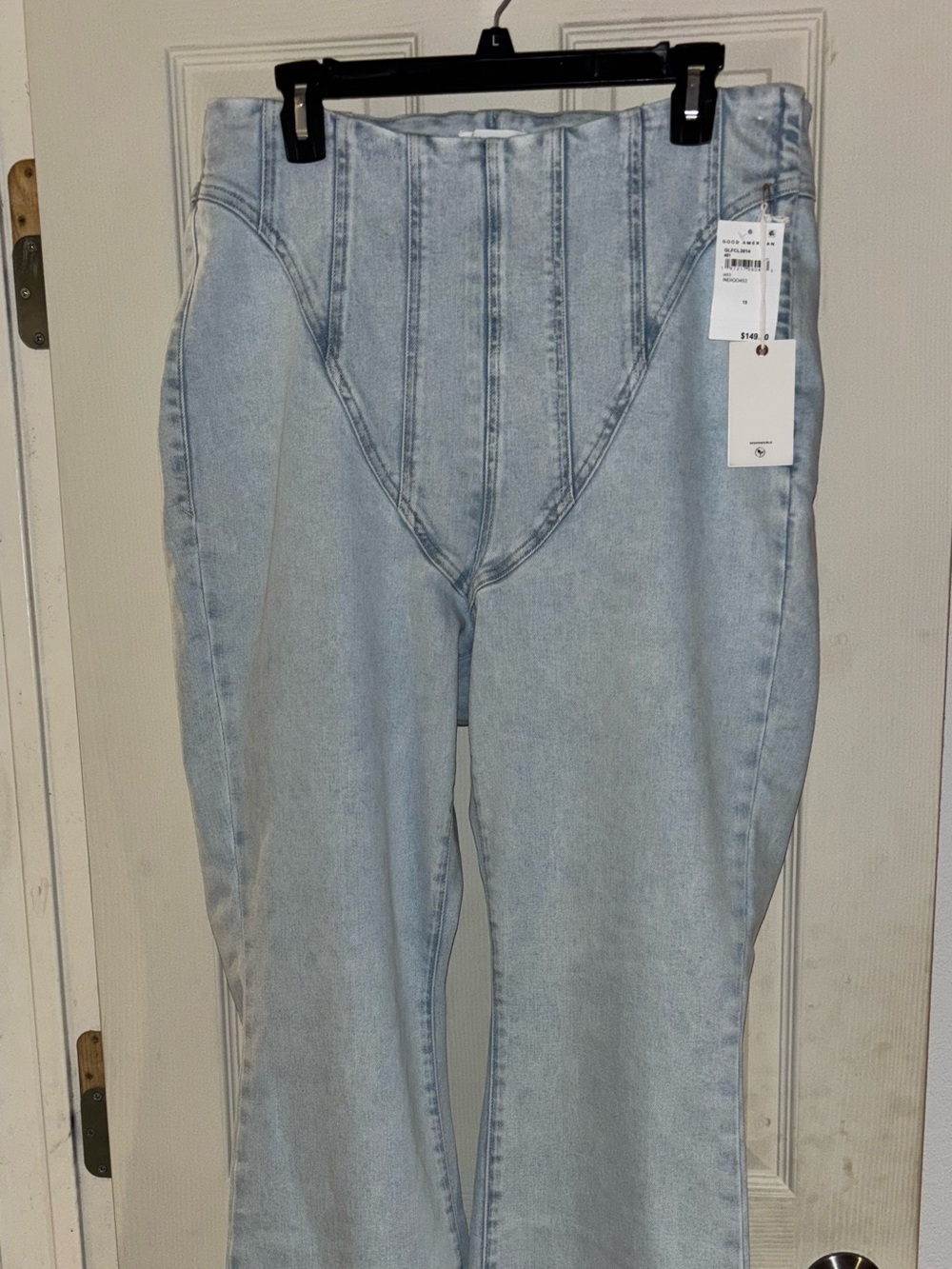 Good American High-Waist Light Wash Women’s Jeans